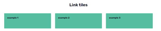 Link tiles example