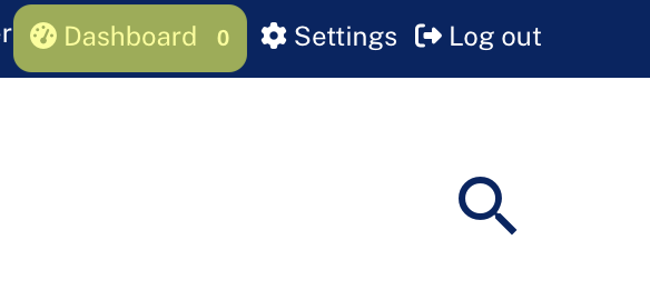 Screenshot of where to find your top bar notifications